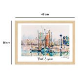 Quadro Multicolore Materiale Struttura in Tessuto Materiale in Legno Nobilitato 35x45h cm, Materiale Struttura in Legno Nobilitato - Mihari