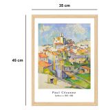 Quadro Multicolore Materiale Struttura in Tessuto Materiale in Legno Nobilitato 35x45h cm, Materiale Struttura in Legno Nobilitato - Milaka