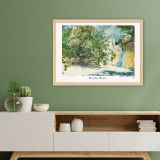 Quadro Multicolore Materiale Struttura in Tessuto Materiale in Legno Nobilitato 35x45h cm, Materiale Struttura in Legno Nobilitato - Mimesira