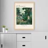 Quadro Multicolore Materiale Struttura in Tessuto Materiale in Legno Nobilitato 35x45h cm, Materiale Struttura in Legno Nobilitato - Minika