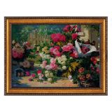 Quadro Multicolore Materiale Struttura in Tessuto Materiale in Legno Nobilitato 40x60h cm, Materiale Struttura in Legno Nobilitato - Naradama
