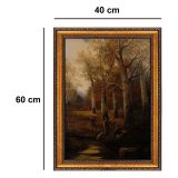 Quadro Multicolore Materiale Struttura in Tessuto Materiale in Legno Nobilitato 40x60h cm, Materiale Struttura in Legno Nobilitato - Narega