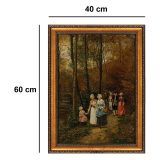 Quadro Multicolore Materiale Struttura in Tessuto Materiale in Legno Nobilitato 40x60h cm, Materiale Struttura in Legno Nobilitato - Naritimo