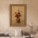 Quadro Multicolore Materiale Struttura in Tessuto Materiale in Legno Nobilitato 40x60h cm, Materiale Struttura in Legno Nobilitato - Natebama