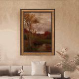 Quadro Multicolore Materiale Struttura in Tessuto Materiale in Legno Nobilitato 40x60h cm, Materiale Struttura in Legno Nobilitato - Nateli