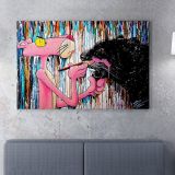 Quadro Multicolore Materiale Struttura in Tessuto Materiale in Legno Nobilitato 50x70h cm, Materiale Struttura in Legno Nobilitato - Nanoma
