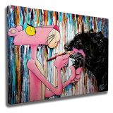 Quadro Multicolore Materiale Struttura in Tessuto Materiale in Legno Nobilitato 50x70h cm, Materiale Struttura in Legno Nobilitato - Nanoma