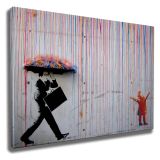 Quadro Multicolore Materiale Struttura in Tessuto Materiale in Legno Nobilitato 70x100h cm, Materiale Struttura in Legno Nobilitato - Mozasa