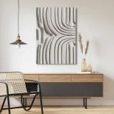 Quadro Multicolore Materiale Struttura in Tessuto Materiale in Legno Nobilitato 70x100h cm, Materiale Struttura in Legno Nobilitato - Naga