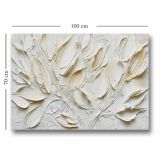 Quadro Multicolore Materiale Struttura in Tessuto Materiale in Legno Nobilitato 70x100h cm, Materiale Struttura in Legno Nobilitato - Nahaba
