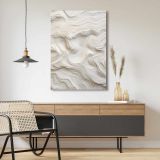 Quadro Multicolore Materiale Struttura in Tessuto Materiale in Legno Nobilitato 70x100h cm, Materiale Struttura in Legno Nobilitato - Nahamami
