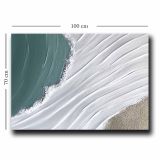 Quadro Multicolore Materiale Struttura in Tessuto Materiale in Legno Nobilitato 70x100h cm, Materiale Struttura in Legno Nobilitato - Nakala