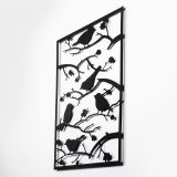 Quadro Nero Materiale Struttura in Metallo 47x66h cm, - Moseri