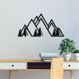 Quadro Nero Materiale Struttura in Metallo 70x35h cm, - Moniri
