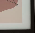 Quadro Rosa Verde Materiale Struttura in Vetro Materiale Struttura in Legno Nobilitato 35x47h cm, Colore Struttura Verde - Ilaro