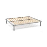 Rete letto matrimoniale Al, 100% Made in Italy, Cm 160x190h 31