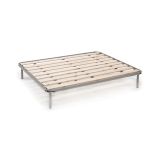 Rete letto matrimoniale Aleck, 100% Made in Italy, Cm 160x190h 31