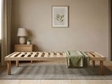Rete letto piazza e mezza Albero, 100% Made in Italy, Cm 120x190h31