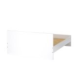 Rete letto piazza e mezza Floria, Base per letto, Rete a doghe, Doghe per struttura letto, 207x166 h80 cm, Bianco