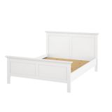 Rete letto piazza e mezza Hermine, Base per letto, Rete a doghe, Doghe per struttura letto, 172x213 h110 cm, Bianco