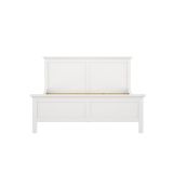 Rete letto piazza e mezza Inaya, Base per letto, Rete a doghe, Doghe per struttura letto, 179x211 h110 cm, Bianco