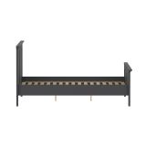 Rete letto piazza e mezza Inaya, Base per letto, Rete a doghe, Doghe per struttura letto, 179x211 h110 cm, Grigio