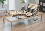 Rete letto singolo Damiana, Rete a doghe in legno con motore, 100% Made in Italy, Rete ortopedica reclinabile motorizzata, Cm 80x190h 34