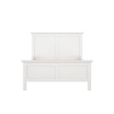 Rete letto singolo Isaure, Base per letto, Rete a doghe, Doghe per struttura letto, 158x201 h110 cm, Bianco