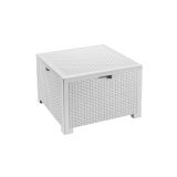 Salotto da esterno 5 posti e 1 tavolo bianco - Cameri