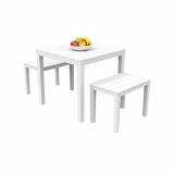Salotto da esterno panchine bianco - Alambico