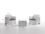 Salotto da esterno poltrone bianco - Apis