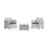 Salotto da esterno poltrone bianco - Apis