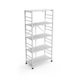 Scaffali Bianco 5 Ripiani Peso Supportato 40 kg, - Minori