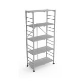 Scaffali Grigio 5 Ripiani Peso Supportato 40 kg, - Minori