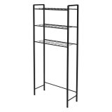 Scaffali Nero 3 Ripiani 52x24x150h cm, - Maniace