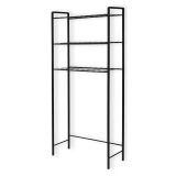 Scaffali Nero 3 Ripiani 68x24x150h cm, - Modolo