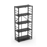 Scaffali Nero 5 Ripiani Peso Supportato 40 kg, - Minori