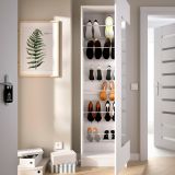 Scarpiera 12 paia bianca 50x185h cm - Arlanda