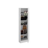 Scarpiera 12 paia bianca 50x185h cm - Arlanda