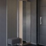 Scarpiera 12 paia rovere 50x180h cm - Baucina