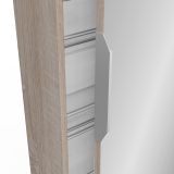 Scarpiera 12 paia rovere 50x180h cm - Baucina
