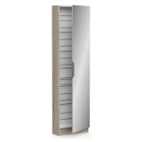 Scarpiera 12 paia rovere 50x180h cm - Baucina