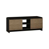 Scarpiera 2 ante antracite e rovere 110x43h cm - Axar