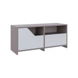 Scarpiera 2 ante beige e bianca 105x47h cm - Berto