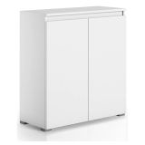 Scarpiera 2 ante bianca 80x102h cm con ripiani regolabili - Astrina