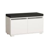 Scarpiera 2 ante bianca 80x42h cm - Delphin