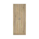 Scarpiera 2 ante quercia 69x170h cm ripiani regolabili - Erinni