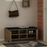 Scarpiera 2 ante rovere 110x43h cm - Axar