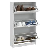 Scarpiera 3 ante bianca 70x123h cm - Irina