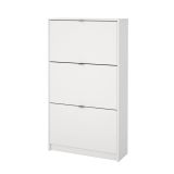 Scarpiera 3 ante bianca 70x123h cm - Irina